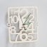 Numbers Wall Clock : ...