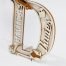 Laser-cut wood letter D Décor